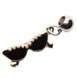 Glasses Charm with Stainless Steel Connector