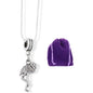 Flamingo Bird Charm Necklace with Stainless Steel Snake Chain