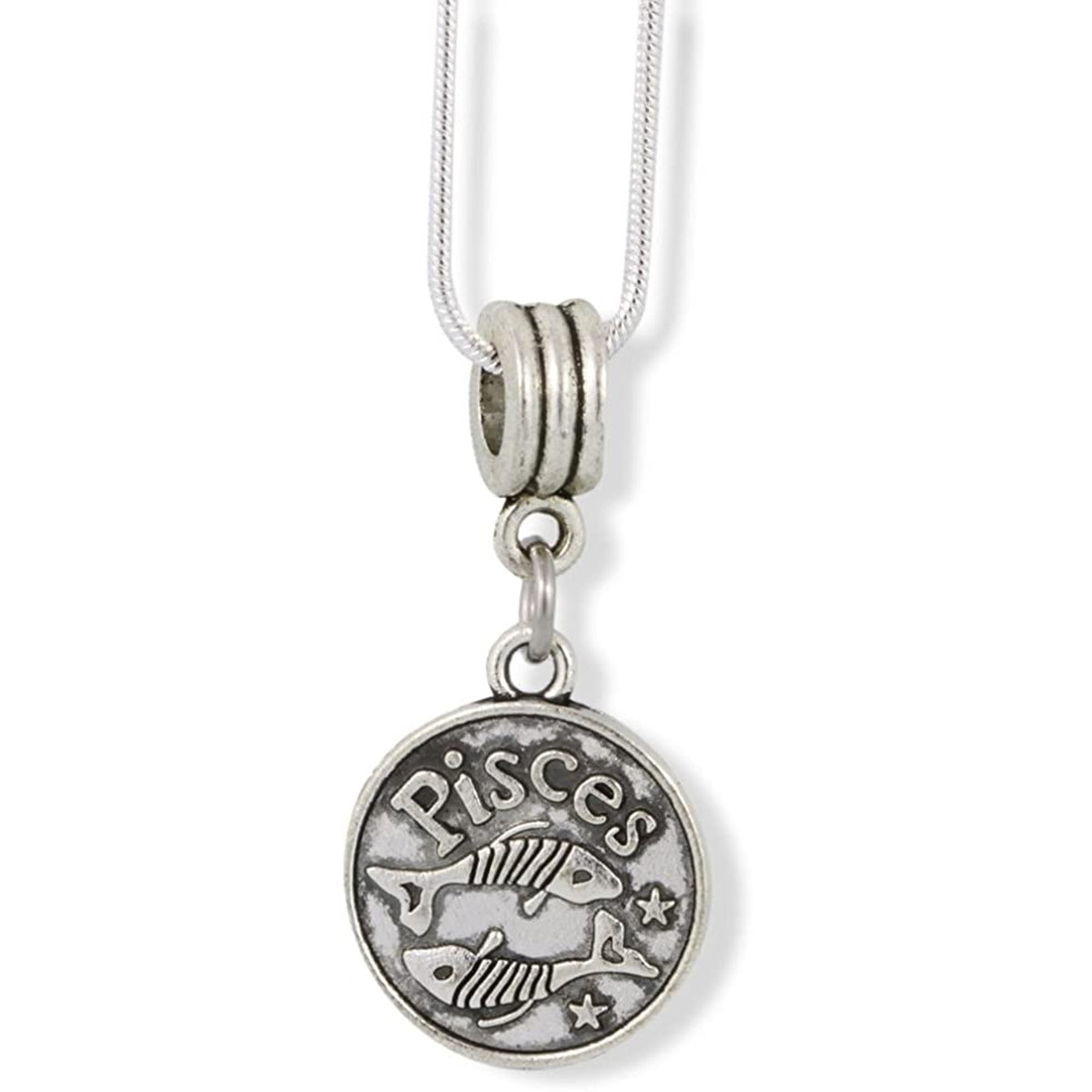 Pisces Zodiac Astrology Horoscope Charm Necklace