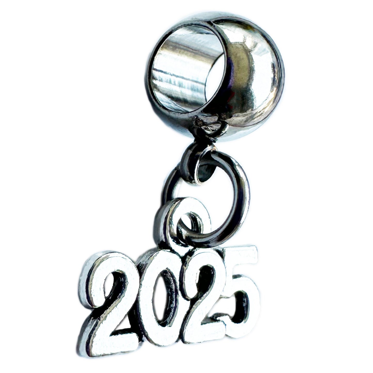 2025 Graduation Charm - Graduation Decor - Unique Metal Alloy Charm with Stainless Steel Connector, Ideal Graduation Accessories and Graduation Jewelry