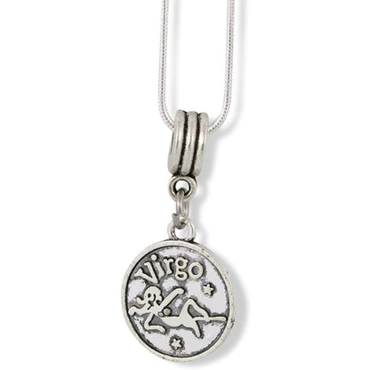 Virgo Astrology Sign Horoscope Charm Necklace