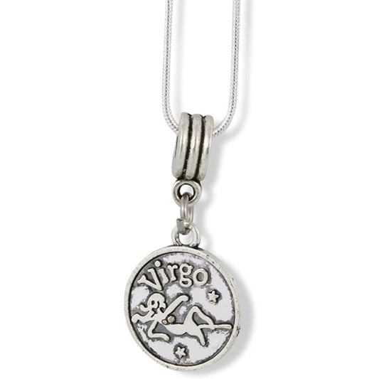 Virgo Astrology Sign Horoscope Charm Necklace