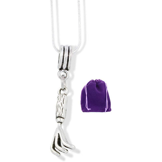 Gardening Charm Necklace with Stainless Steel Snake Chain