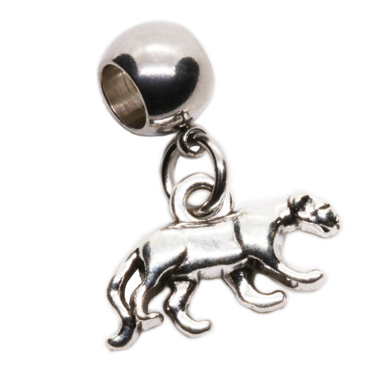 Cat Charm with Stainless Steel Connector