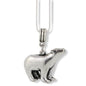 Bear Charm Necklace with Stainless Steel Snake Chain