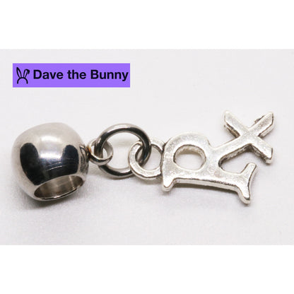 Rx Charm with Stainless Steel Connector