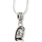 Fireman Helmet Charm Necklace with Stainless Steel Snake Chain