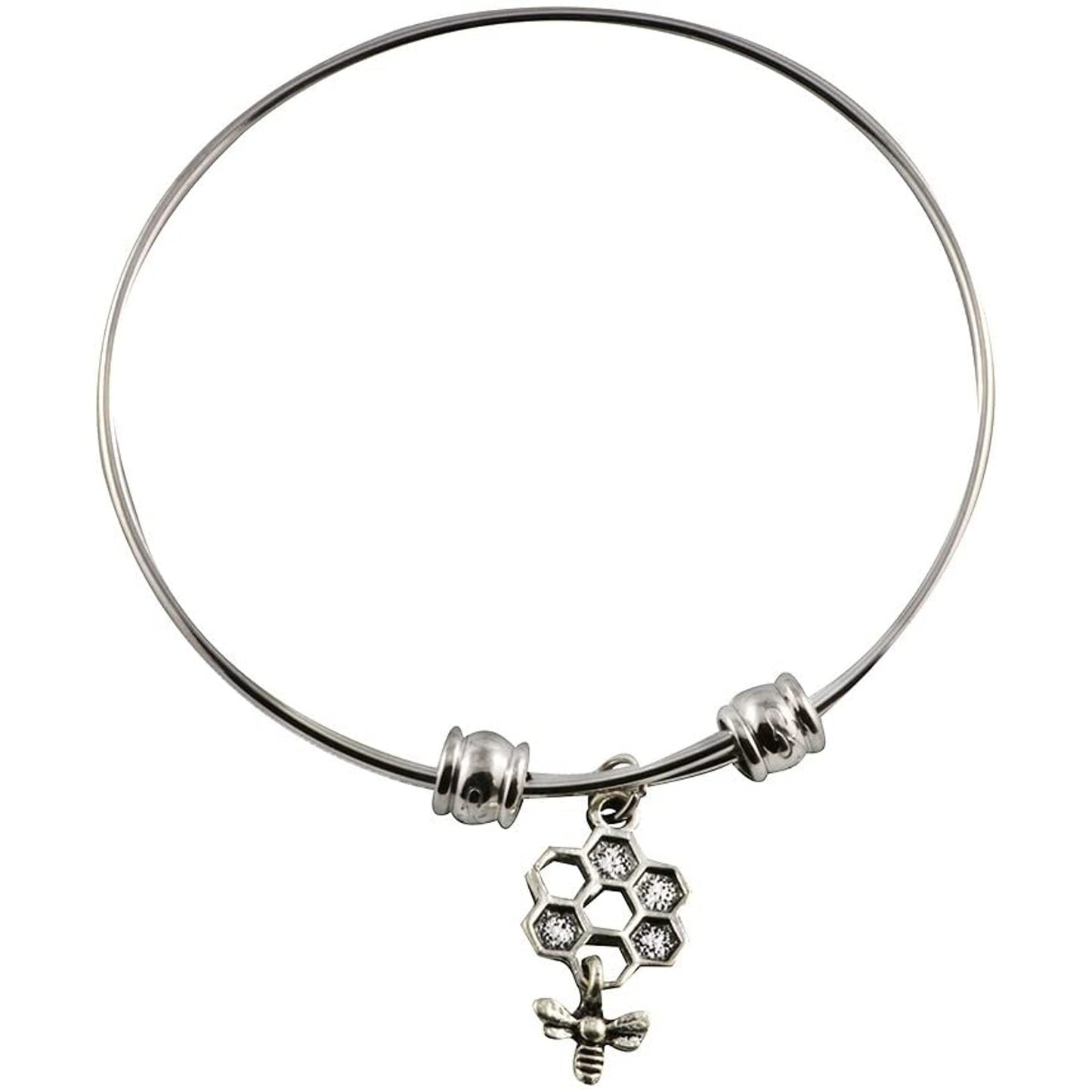 Bee Bracelet Bangle Gifts Honeycomb Jewellery Accessories