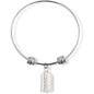 Razor Blade Goth Gothic Charm Bangle Bracelet