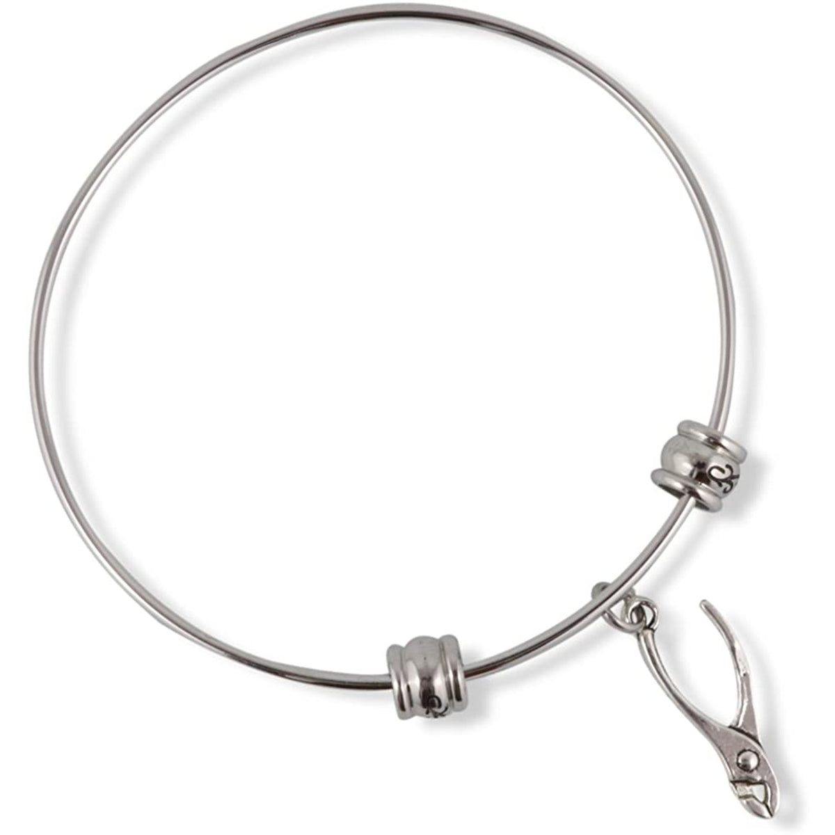 Plyers Tool Charm Bangle Bracelet
