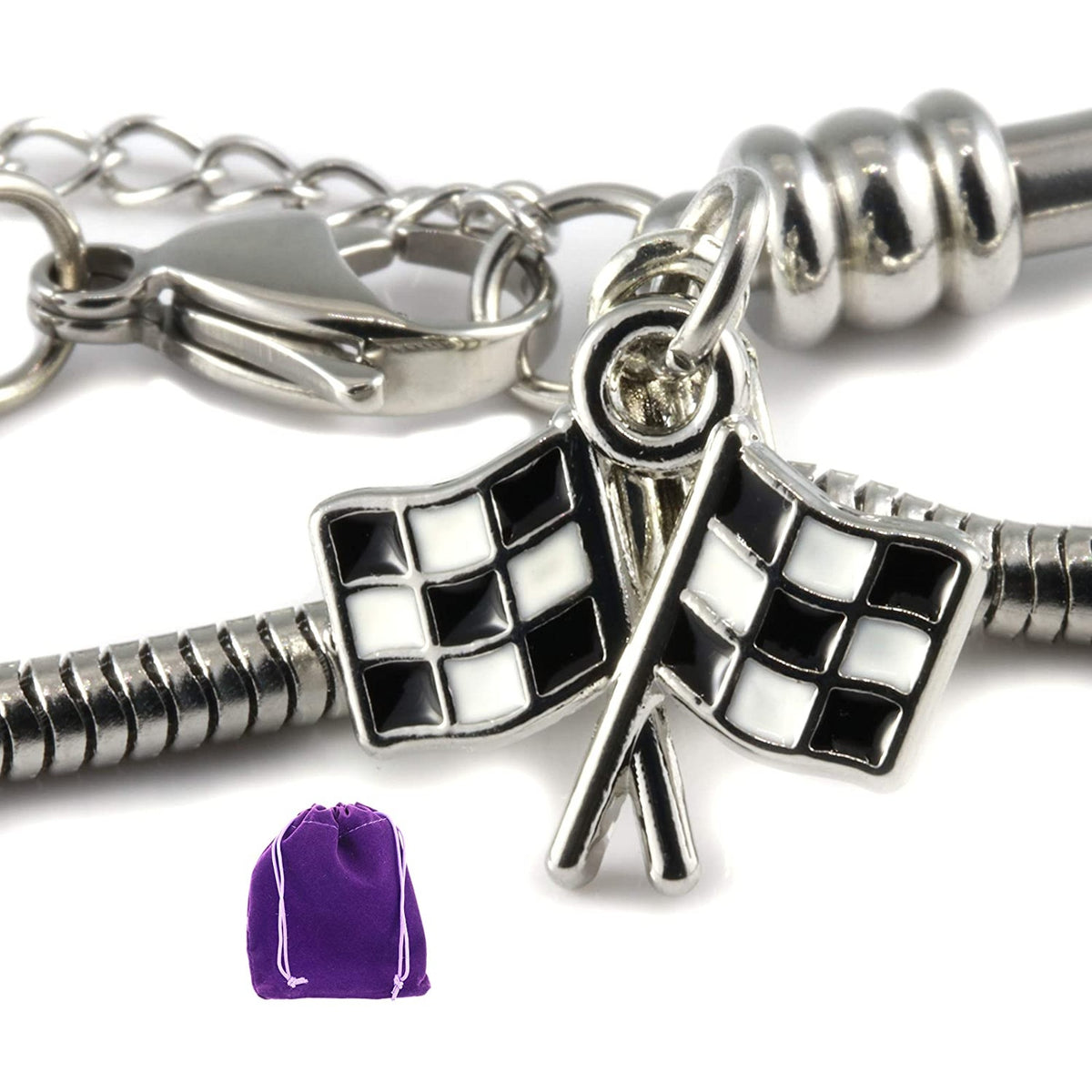 Racing Charm Bracelet