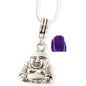 Buddha Large 3D Charm Necklace with Stainless Steel Snake Chain