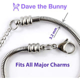 Saint Teresa St Snake Chain Charm Bracelet