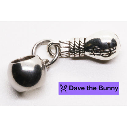 Money Charm with Stainless Steel Connector