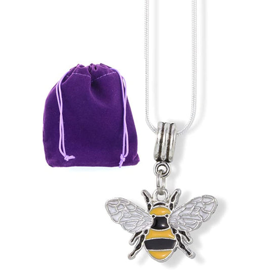 Bee Necklace - Jewelry Bee Gifts Decor Bumblebee Honey