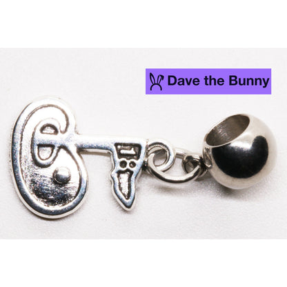 Golf Course Charm with Stainless Steel Connector