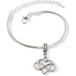 Heart Infinity Charm Bracelet