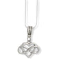 Heart Infinity Charm Necklace with Stainless Steel Snake Chain
