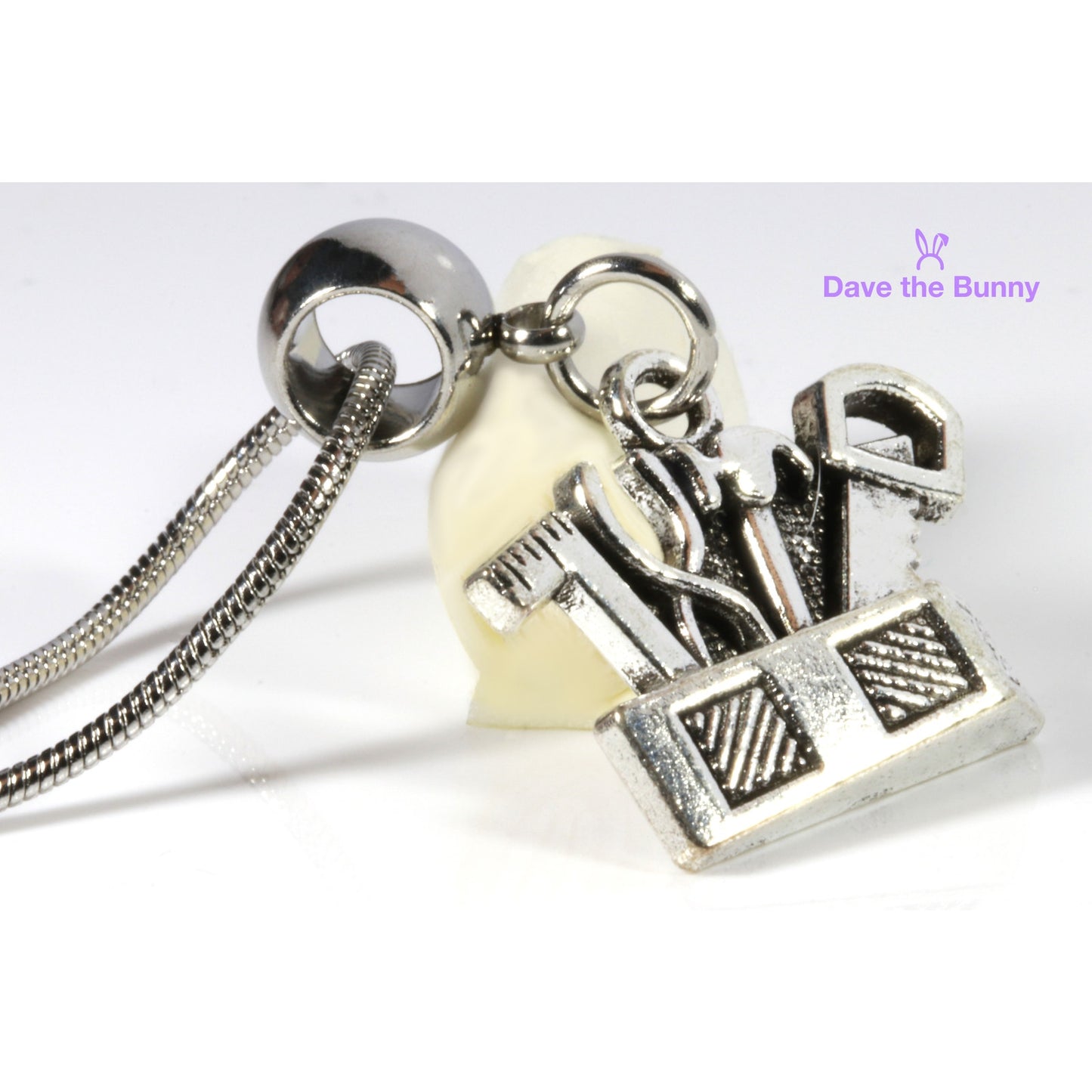 Tool Box Necklace Wrench and Hammer Tool Box Charm Necklace