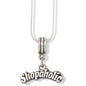 Shopoholic Shopping Shopper Charm Necklace