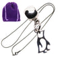 Penguin Charm Necklace with Stainless Steel Snake Chain