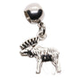 Moose Charm with Stainless Steel Connector