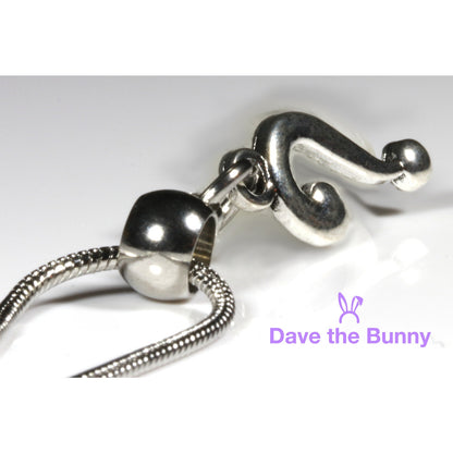 Question Mark Charm Necklace with Stainless Steel Snake Chain