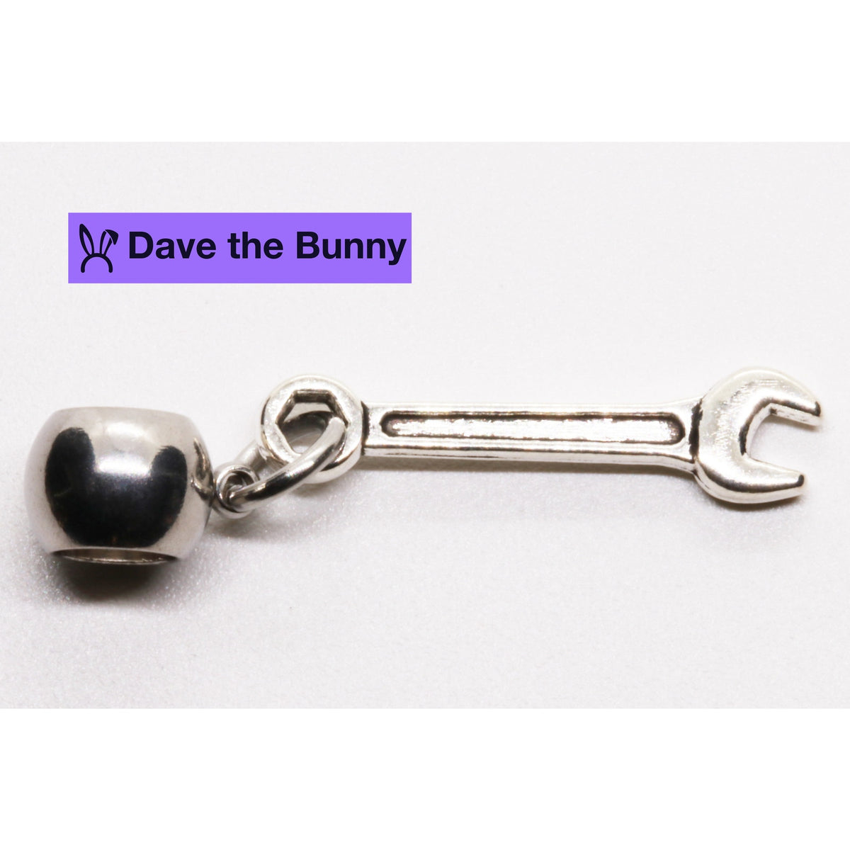 Tool Charm with Stainless Steel Connector