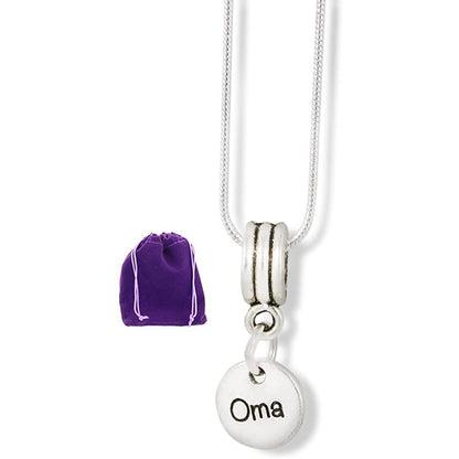 Oma Grandma Grandmother Granny Nana Charm Necklace