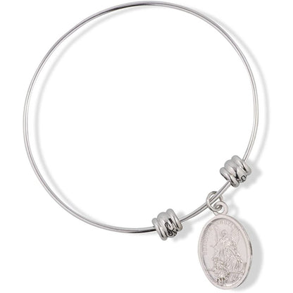 Saint Michael Protection Defender Charm Bangle