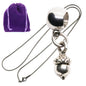 Acorn Charm Necklace with Stainless Steel Snake Chain