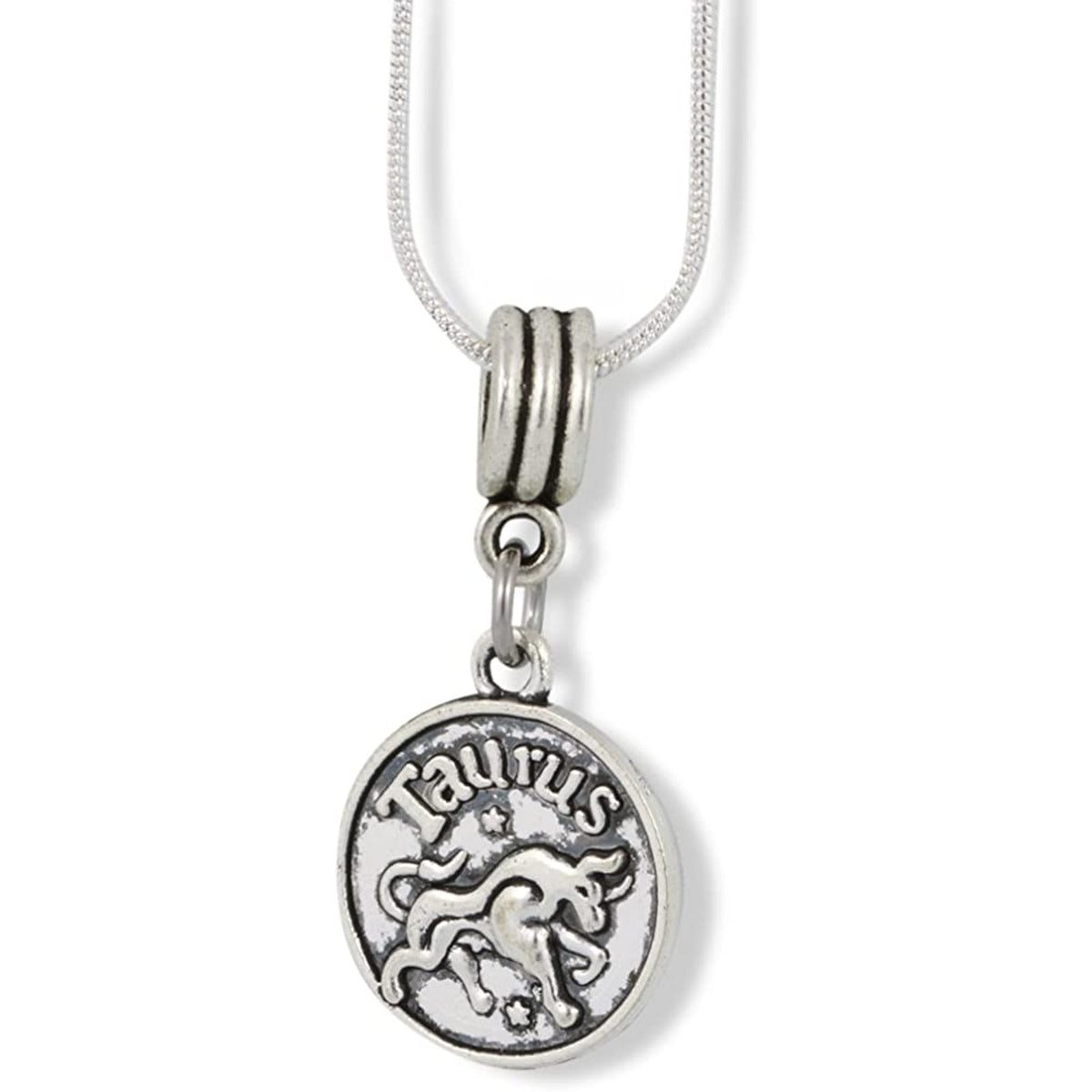 Taurus Astrology Horoscope Charm Necklace