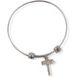 Camper Camp Camping Sign Charm Bangle Bracelet
