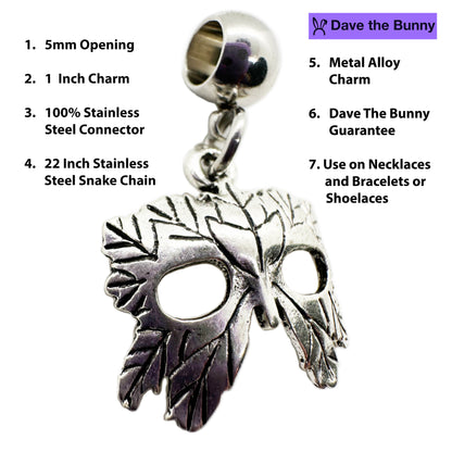 Mask Necklace - A Necklace Mask Stainless Steel Snake Chain with Metal Alloy Charm for Face Mask | Elegant Face Mask Beauty Accessory | Fashion Mask Enhancer