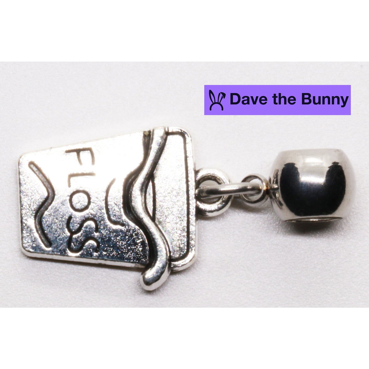 Dental Assistant Floss Box Charm Necklace
