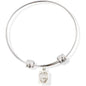Pug Dog Pet Charm Bangle Bracelet