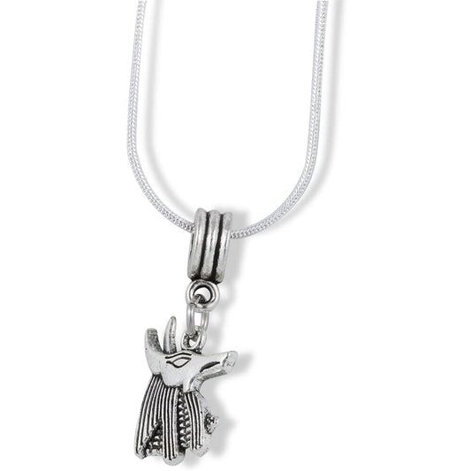 Anubis Dog Egyptian God Charm Necklace