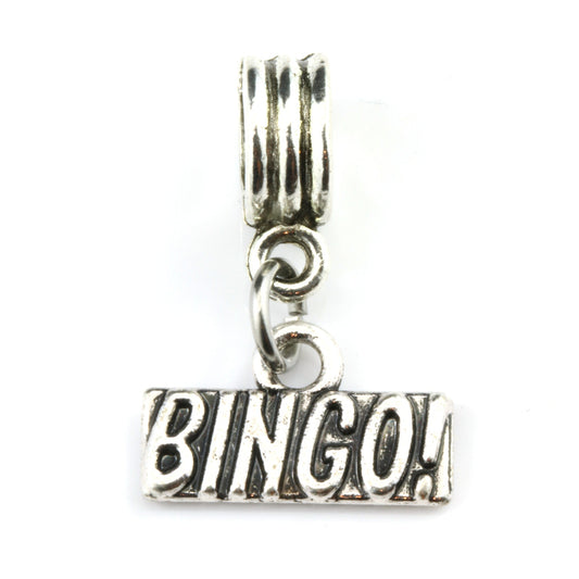 Bingo Charm with Stainless Steel Connector