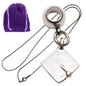 Graduation Charm Necklace with Stainless Steel Snake Chain