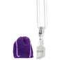 Paint Brush Charm Necklace with Stainless Steel Snake Chain