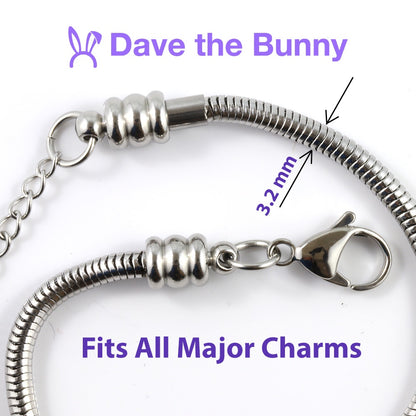 Tennis Rackets Ball Charm Bracelet