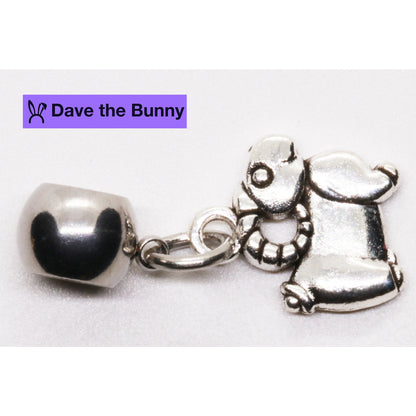 Goat Charm with Stainless Steel Connector