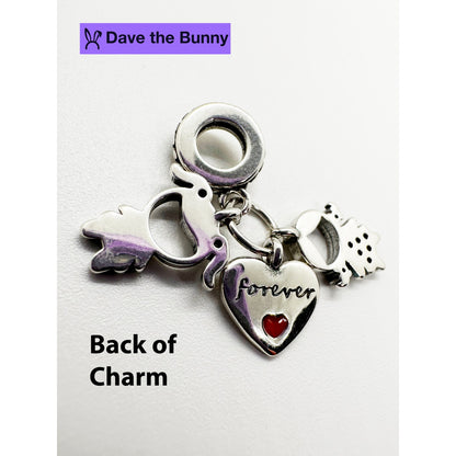 Soul Sister Charm Necklace with Stainless Steel Snake Chain