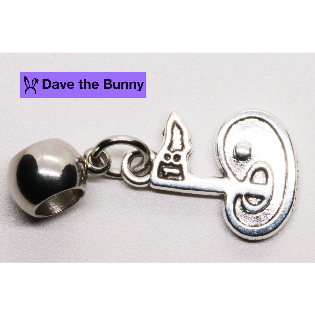 Golf Charm with Stainless Steel Connector