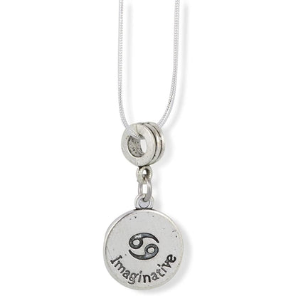 Cancer Astrology Horoscope Charm Necklace