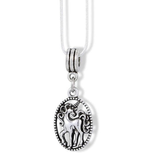 Unicorn Mythical Creature Charm Necklace