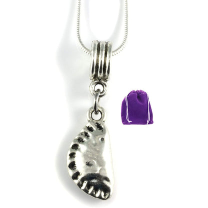 Pierogi Necklace - Dumpling Necklace a Food Jewelry Pendant