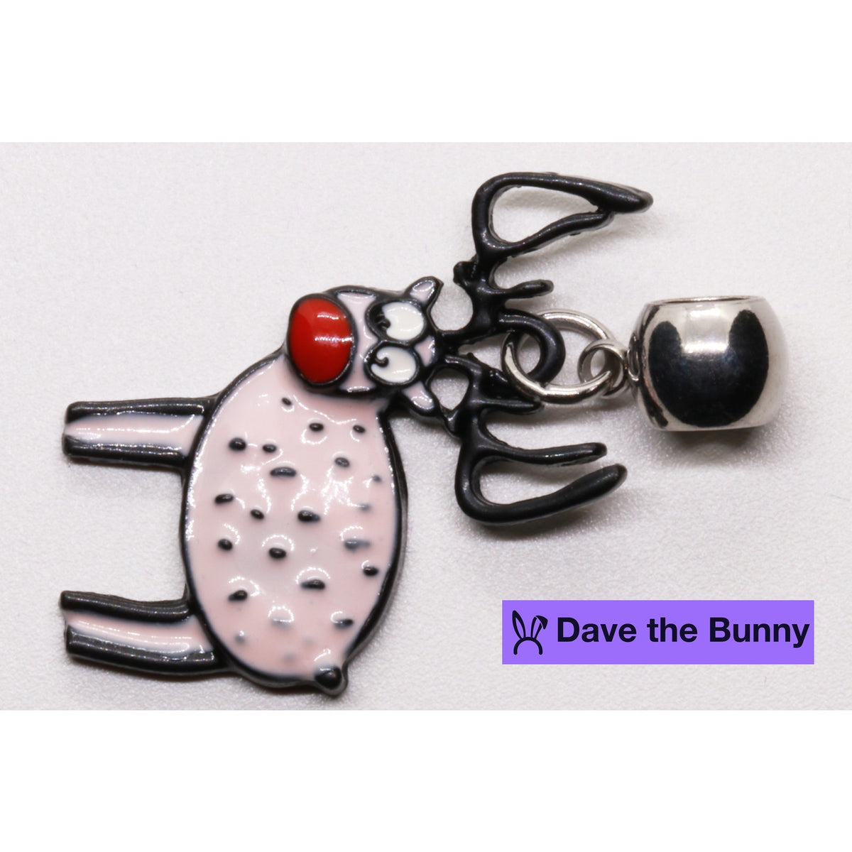 Deer Charm Necklace with Stainless Steel Snake Chain