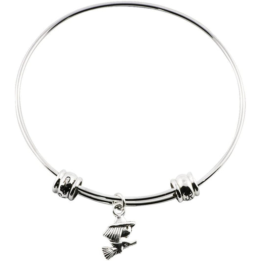 Little Witch Charm Bangle Bracelet