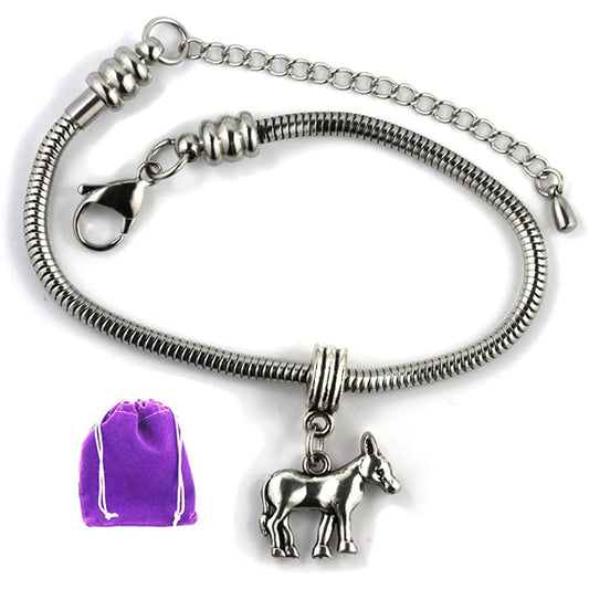 Donkey Charm Bracelet